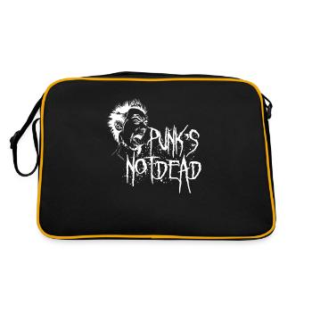 Punk's not dead - Retro Bag - black/gold - Back