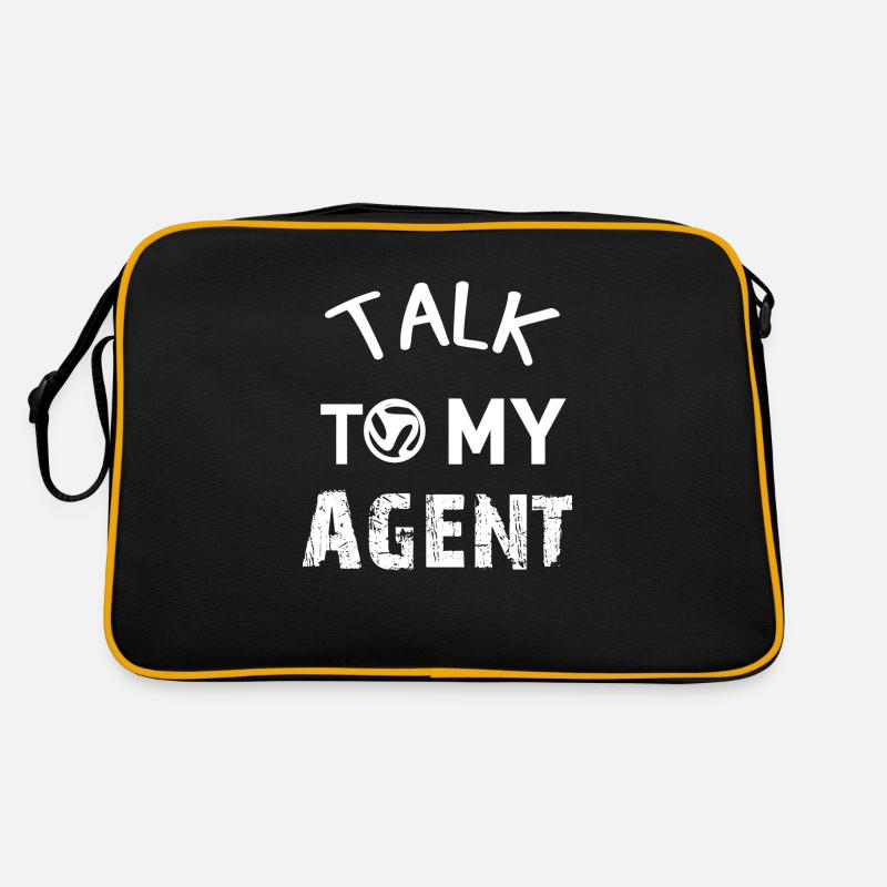 Sprich mit meinem Agenten Retro Tasche
