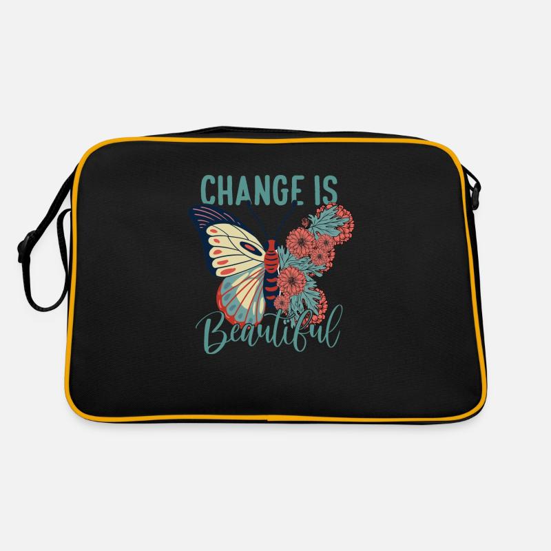 Fleur de papillon Dictons floraux Disant fleurs Sac Retro