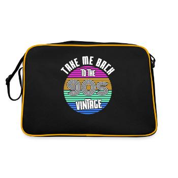 Né dans les années 90 - Sac Retro - noir/or - Dos