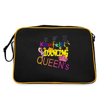 Confetti Dancing Queens - Retro Bag - black/gold - Back