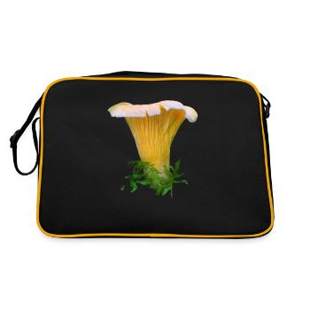 Cantharellus cibarius - chanterelle, chanterelle - Sac Retro - noir/or - Dos