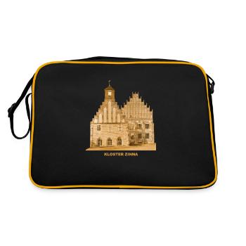 Zinna Monastery Jüterbog Teltow Brandenburg - Retro Bag - black/gold - Back