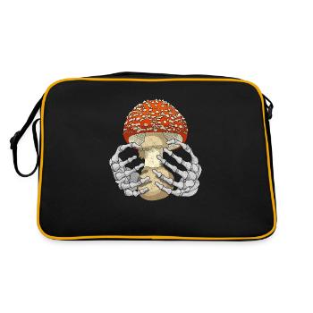 Champignon - Sac Retro - noir/or - Dos