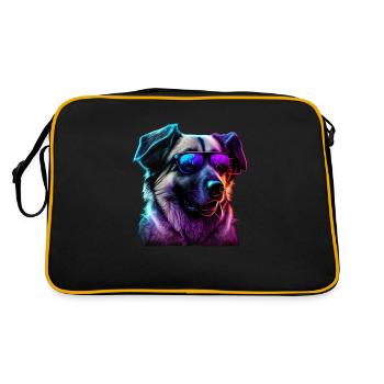 Chien de berger anatolien Chiens Berger d’Anatolie - Sac Retro - noir/or - Dos