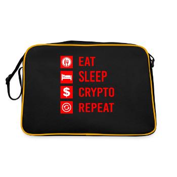 Bitcoin Trading Crypto Stocks - Sac Retro - noir/or - Dos