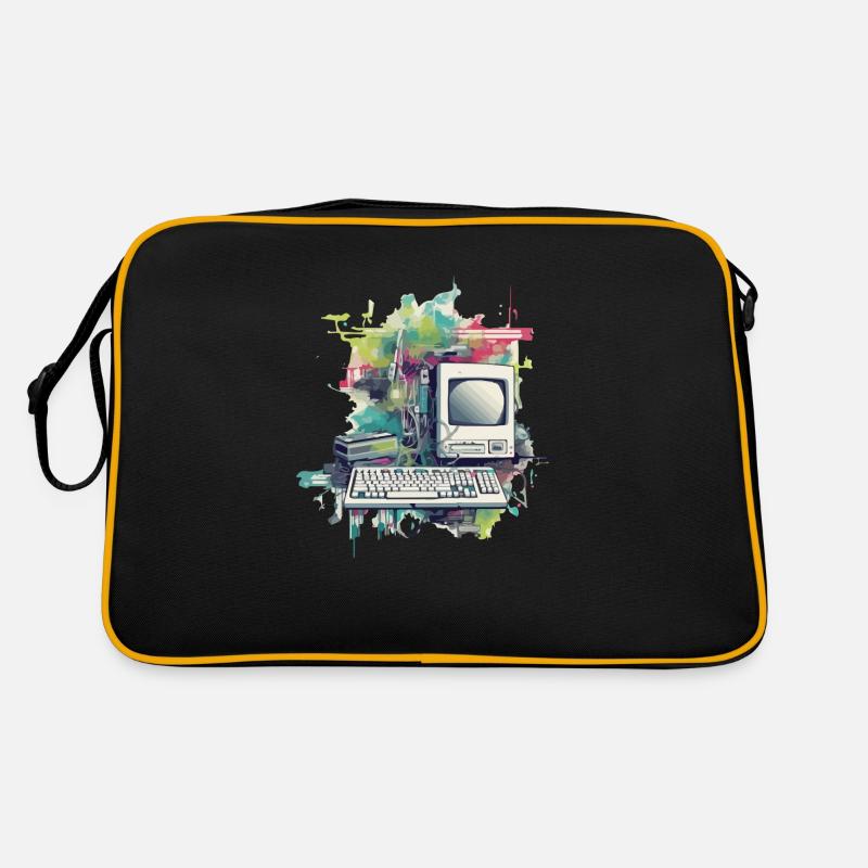 Ordinateur vintage Sac Retro