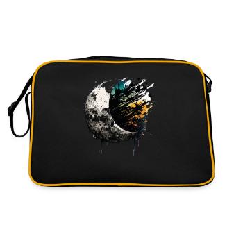 Half Moon Color Drop Colorful - Retro Bag - black/gold - Back