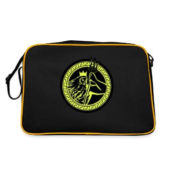 Poseidon Triton - Retro Bag - black/gold - Back