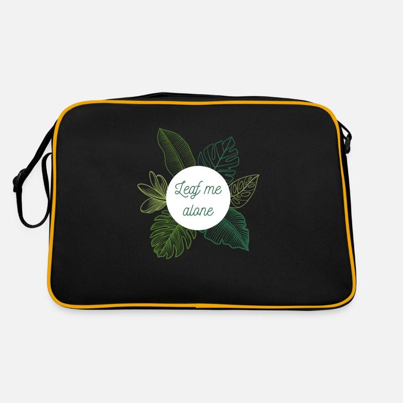 Leaf me alone Retro Tasche