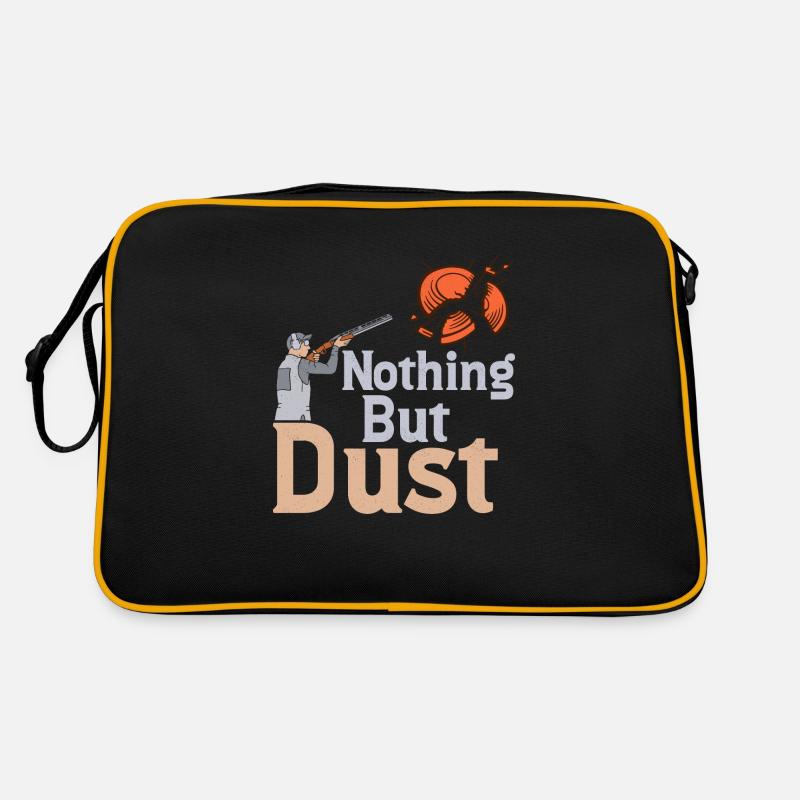 Nothing But Dust Trapshooting Skeet Shooting Retro Tasche