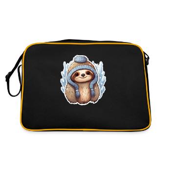 Hibernation Sloth - Retro Bag - black/gold - Back