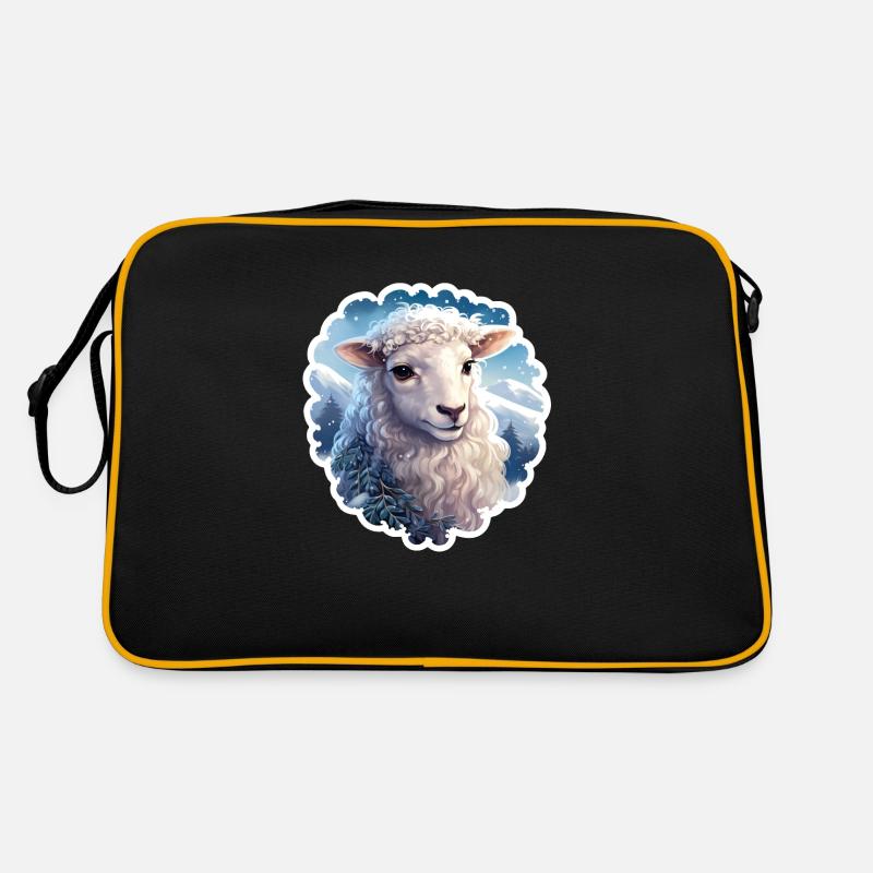 Agneau de Noël Sac Retro
