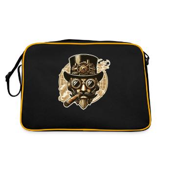 Steampunk Cigar - Retro Bag - black/gold - Back