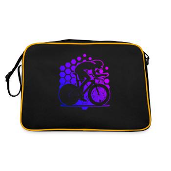 Vélo de route Hommes Vélo de route Vélo de route Vélo de route - Sac Retro - noir/or - Dos