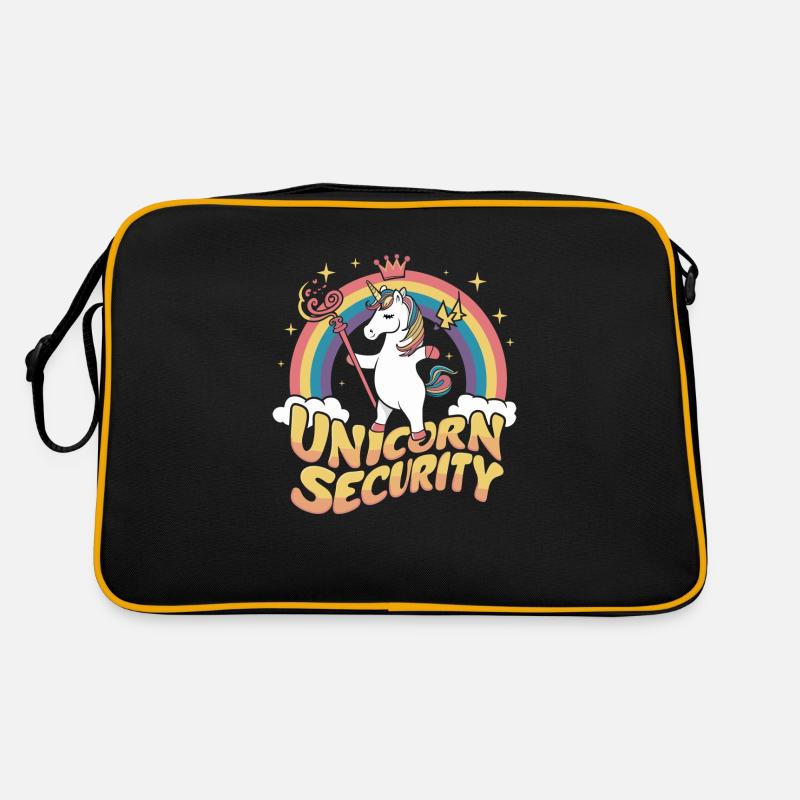 Sécurité des licornes Devise de la licorne Sécurité des licornes Sac Retro