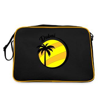 Dubaï - Sac Retro - noir/or - Dos