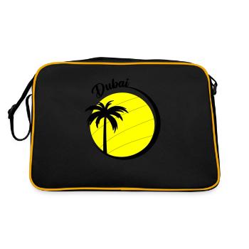 Dubaï - Sac Retro - noir/or - Dos