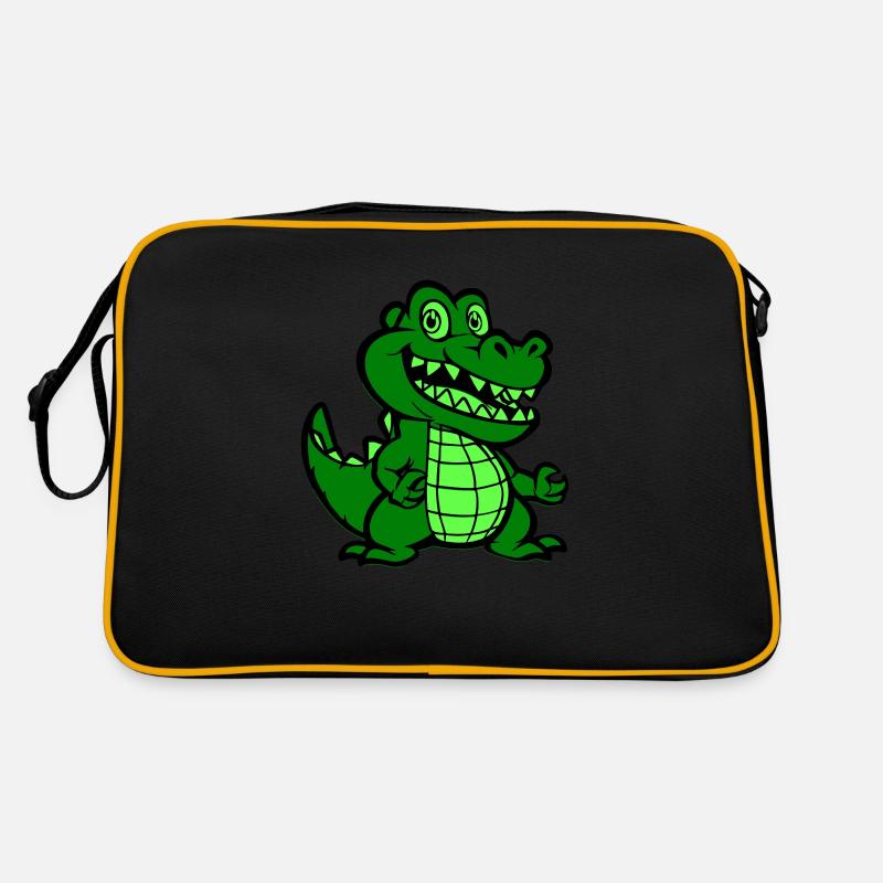 Bande dessinée crocodile Sac Retro