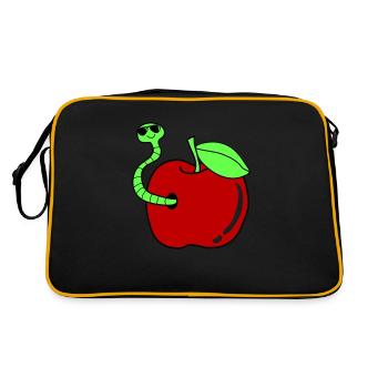 Worm Apple Sunglasses - Retro Bag - black/gold - Back