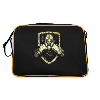 Viking Boxer - Retro Bag - black/gold - Back