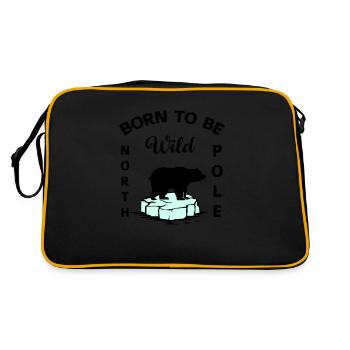 Ours polaire Wilderness Antarctique - Sac Retro - noir/or - Dos