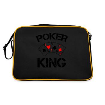 Roi du poker - Sac Retro - noir/or - Dos