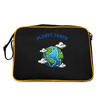 terre - Sac Retro - noir/or - Dos