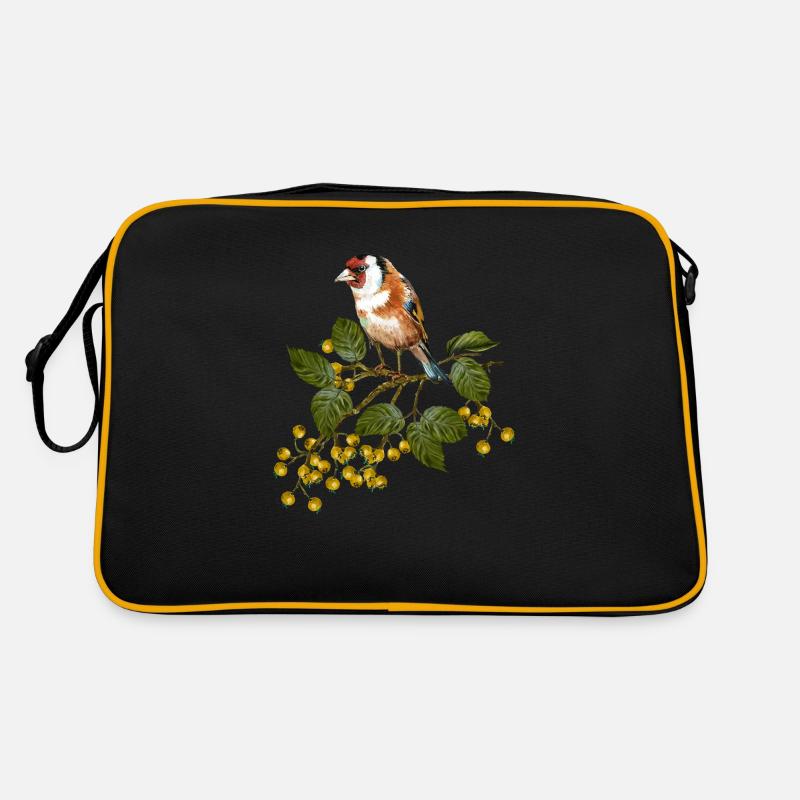 Bunter Vogel Retro Tasche