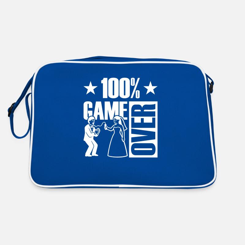 Game Over Newlyweds Funny Retro Bag