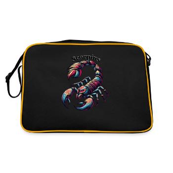 Scorpion Scorpion coloré - Sac Retro - noir/or - Dos