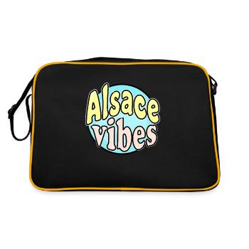Alsace Vibes - Retro Bag - black/gold - Back