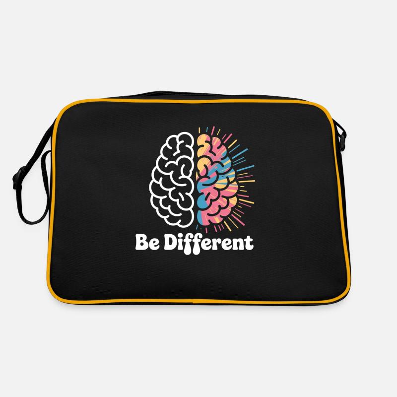 Journée de sensibilisation à l'autisme Brain Autis Sac Retro
