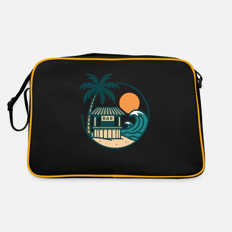 Bar de l’île de plage Sac Retro