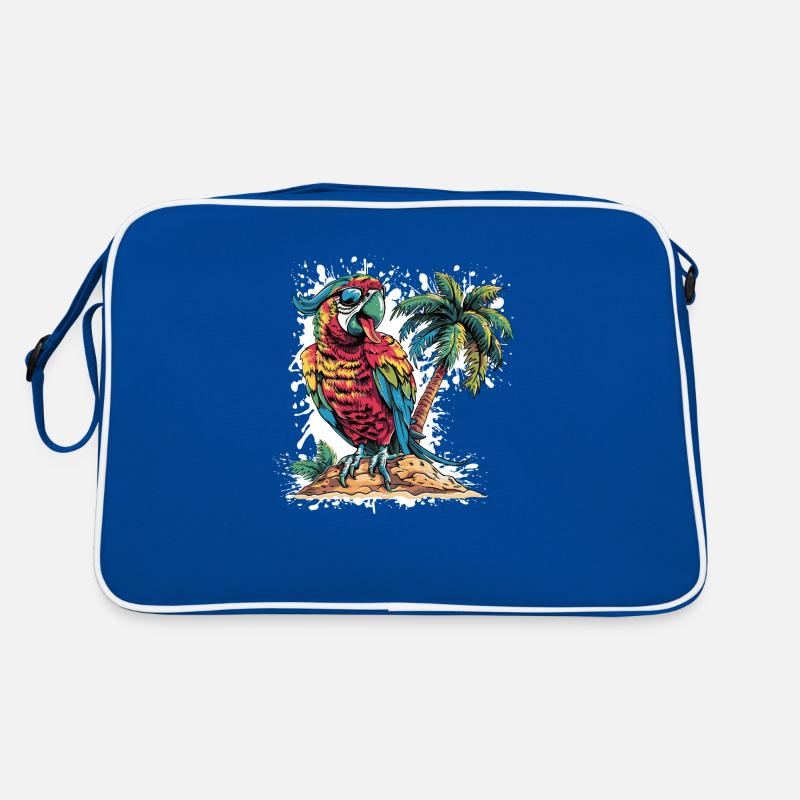 Papagai Island Palm Tree Retro Bag