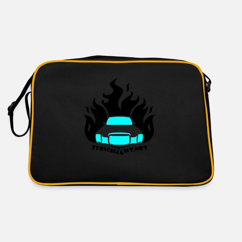 /8 Flame01 2C Retro Tasche