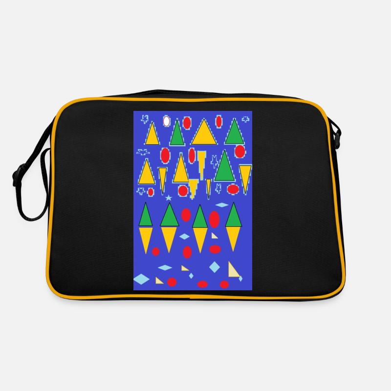 charming geometric figures Retro Bag