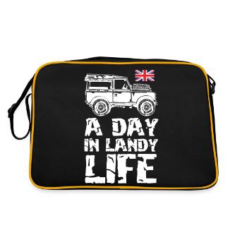 a day in landy life - Retro Bag - black/gold - Back