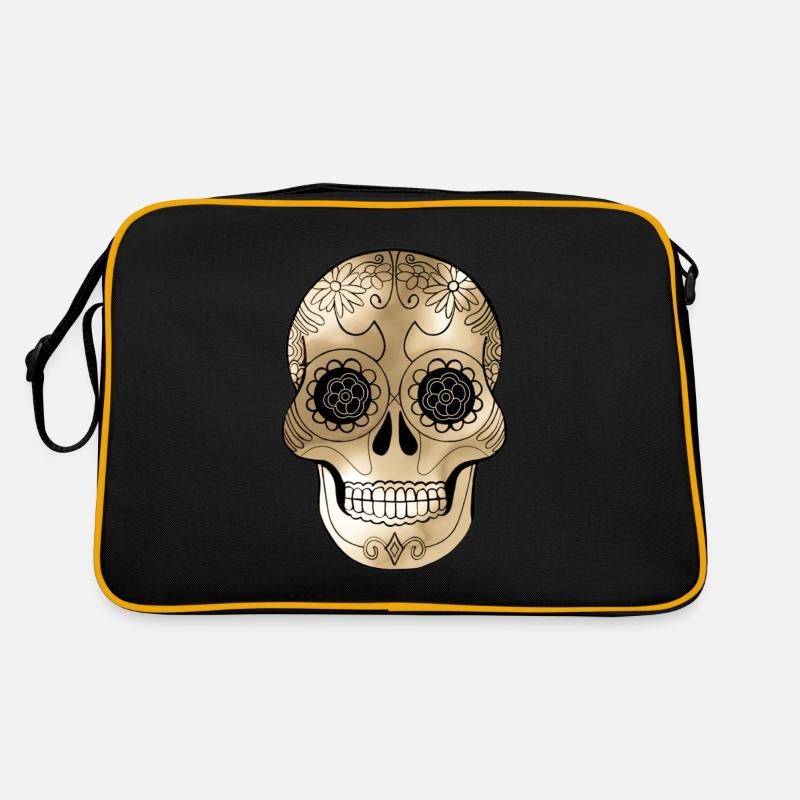 Crâne v.2 Or Sac Retro