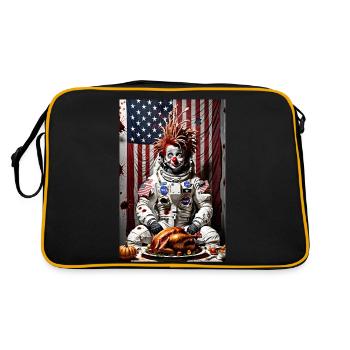 Thanksgiving #1 - Retro Bag - black/gold - Back