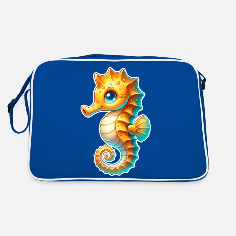 Seepferd Seepferdchen Retro Tasche