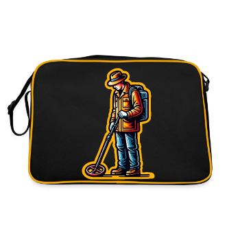 Probing Metal Detector - Retro Bag - black/gold - Back