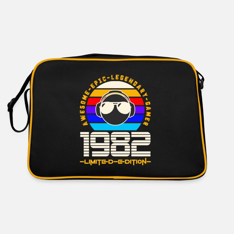 1982 - Sac Retro - noir/or