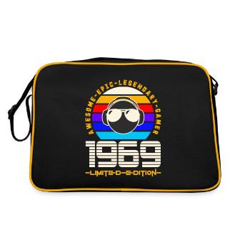 1969 - Sac Retro - noir/or - Dos