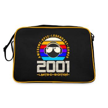 2001 - Retro Bag - black/gold - Back