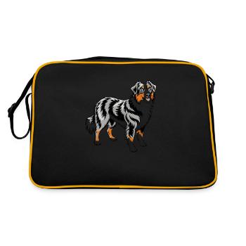 Berger Australien - Sac Retro - noir/or - Dos