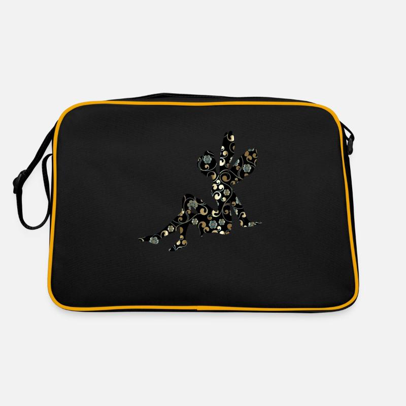 Elfe - Retro Tasche - Schwarz/Gold