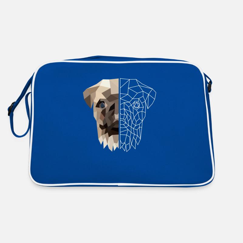 Pug face Retro Bag