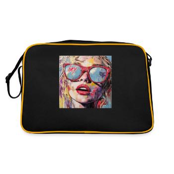 HEY - Retro Bag - black/gold - Back