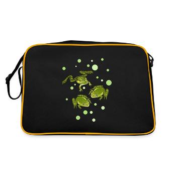 Frog - Retro Bag - black/gold - Back